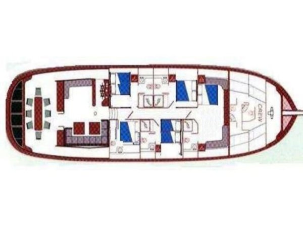 24 m Gulet · 5 Kabin · Naples