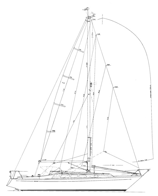 Asmus KG Yachtbau Hanseat 70 · 1971 · Almanya